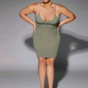 Women's Bodycon Basic Dress Slim Fit Shein size 12 (0XL)